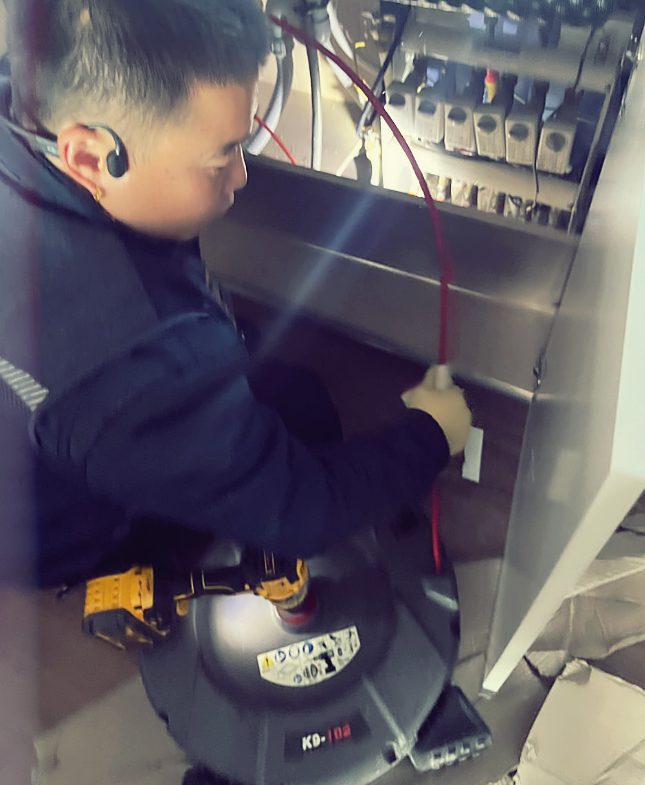 수지구싱크대막힘 배수 테스트 사진